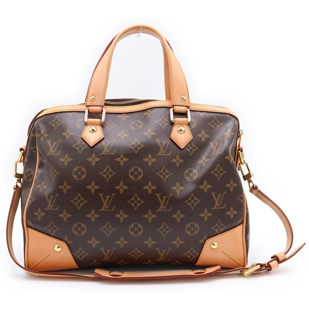 LOUIS VUITTON(ルイヴィトン) モノグラム レティーロPM PVC レザー 2WAY ハンドバッグ ショルダーバッグ ブラウン M40325 レディース