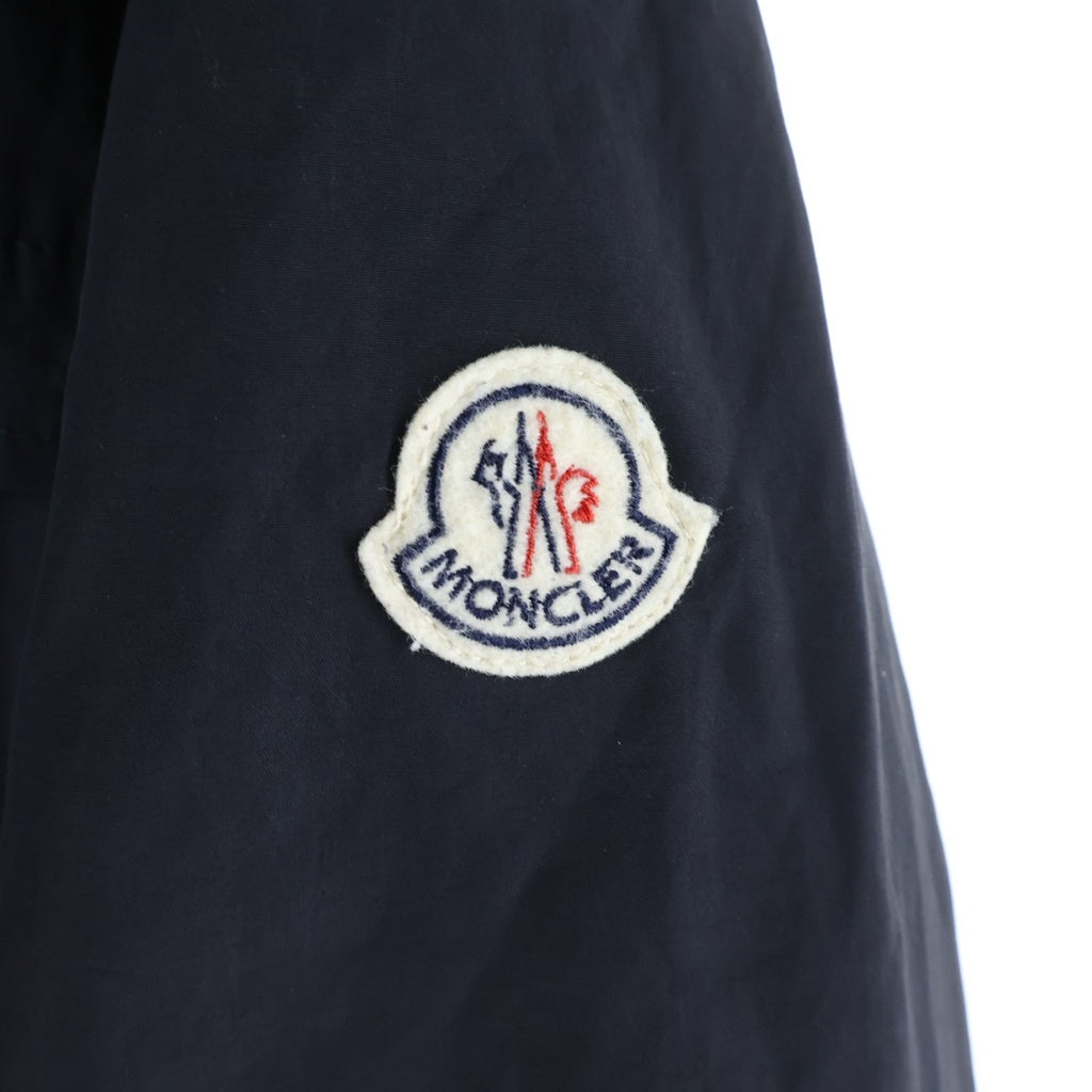 MONCLER(モンクレール) ワッペンロゴ ナイロン フーデッド ジャケット コート アウター #2 ブラック レディース