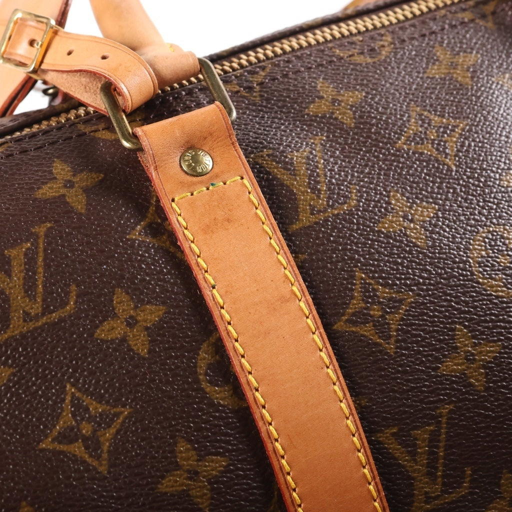 LOUIS VUITTON(ルイヴィトン) モノグラム キーポル50 PVC レザー ハンドバッグ ボストンバッグ ブラウン M41426