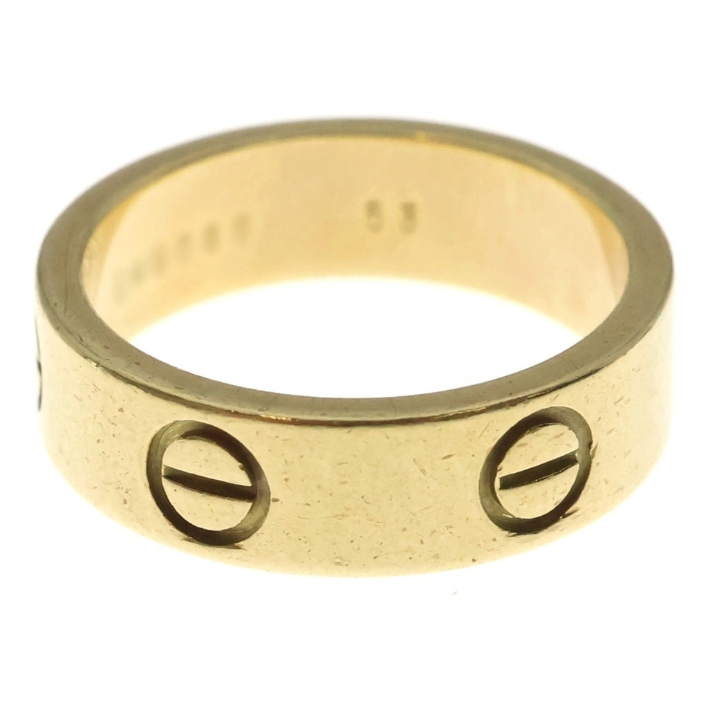 Cartier(カルティエ) ラブリング Au750 K18YG リング 指輪 #53 イエローゴールド