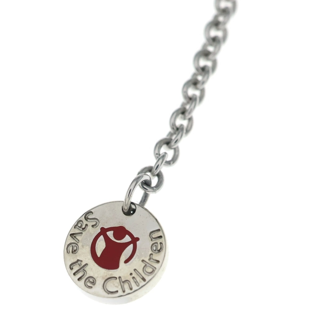 BVLGARI(ブルガリ) セーブザチルドレン ビーゼロワン ネックレス ペンダント チェーン シルバー×ブラック SV925 レディース