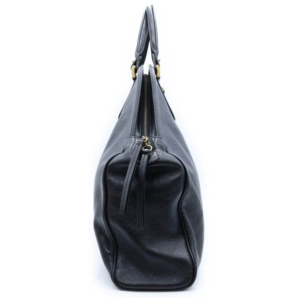 GUCCI(グッチ) GGマーモント リベル 2wayハンドバッグ ショルダーバッグ ボストンバッグ ブラック レザー 523819