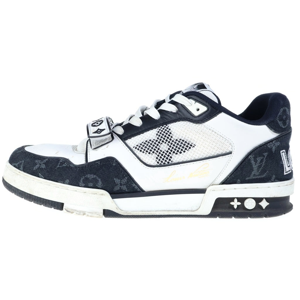 LOUIS VUITTON(ルイヴィトン) LV TRAINER LVトレーナー マキシ モノグラム ハイカットスニーカー ブラック×ホワイト レザー 1A9JG9