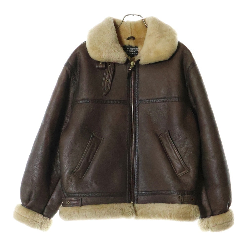 ムートン XL B-3 ジャケット　アウター　シープスキン　ヴィンテージ　80s 571cd33640fa5d5cb281451f5d4f14