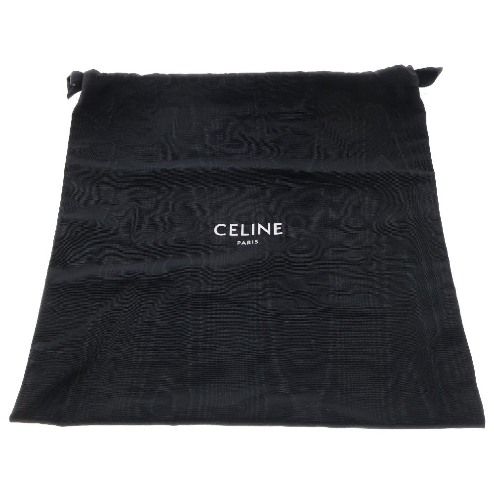 CELINE(セリーヌ) スモール バケット ショルダーバッグ トリオンフ キャンバス ホワイト×ブラウン PVC×レザー