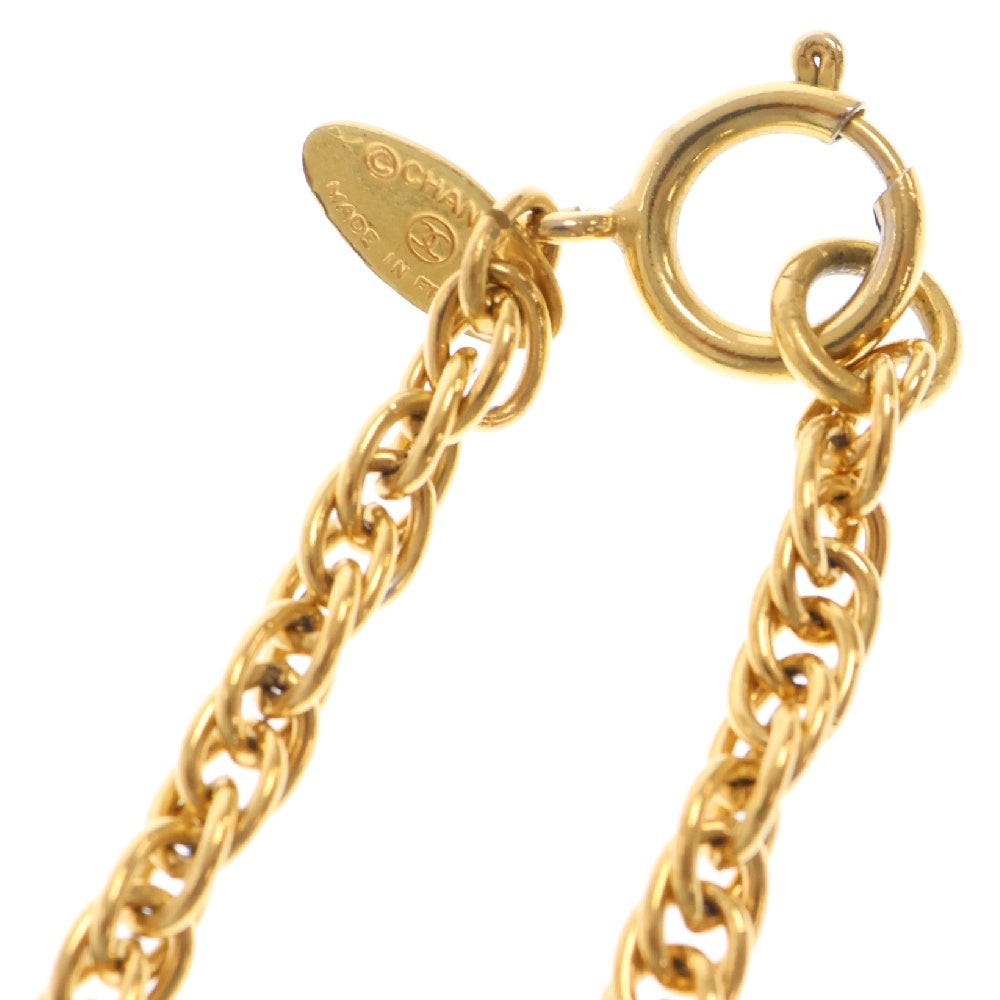 CHANEL(シャネル) ココマーク ネックレス マメ有 チェーン ペンダント ゴールド GP アクセサリー