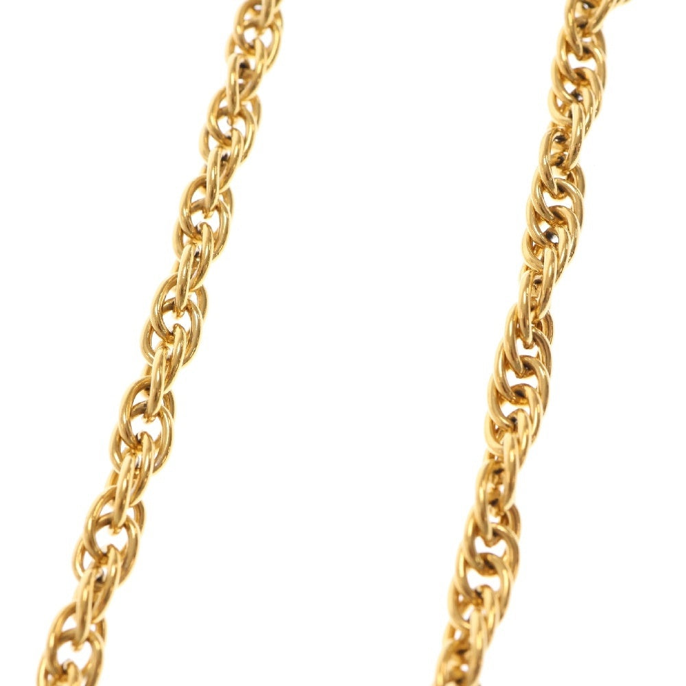 CHANEL(シャネル) ココマーク ネックレス マメ有 チェーン ペンダント ゴールド GP アクセサリー