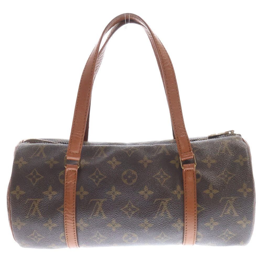 LOUIS VUITTON(ルイヴィトン) モノグラム パピヨン30 レザーハンドバッグ ブラウン M51365