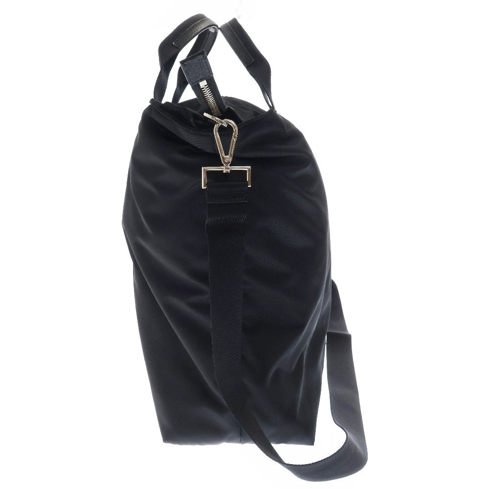 PRADA(プラダ) 22SS × adidas RE-NYLON ロゴプレート 2wayバッグ ブラック ナイロン ショルダーバッグ ハンドバッグ 2VG090