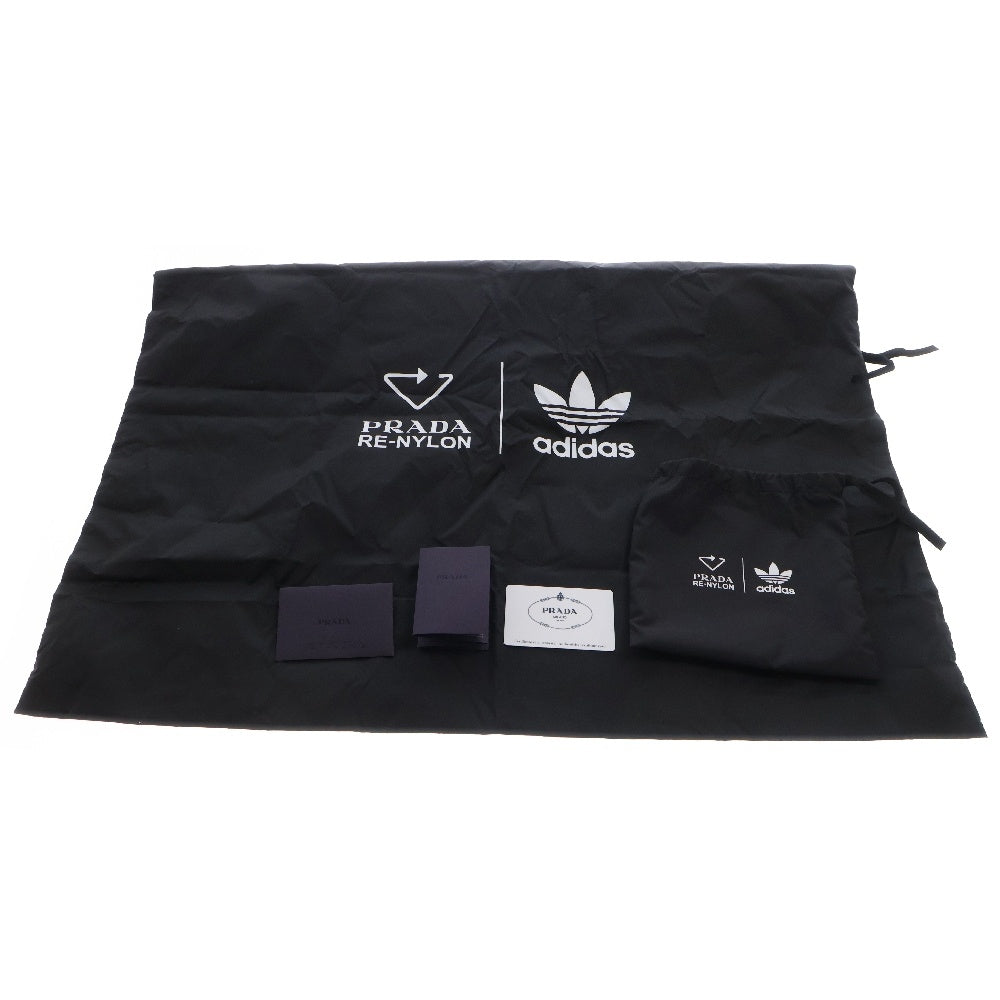 PRADA(プラダ) 22SS × adidas RE-NYLON ロゴプレート 2wayバッグ ブラック ナイロン ショルダーバッグ ハンドバッグ 2VG090