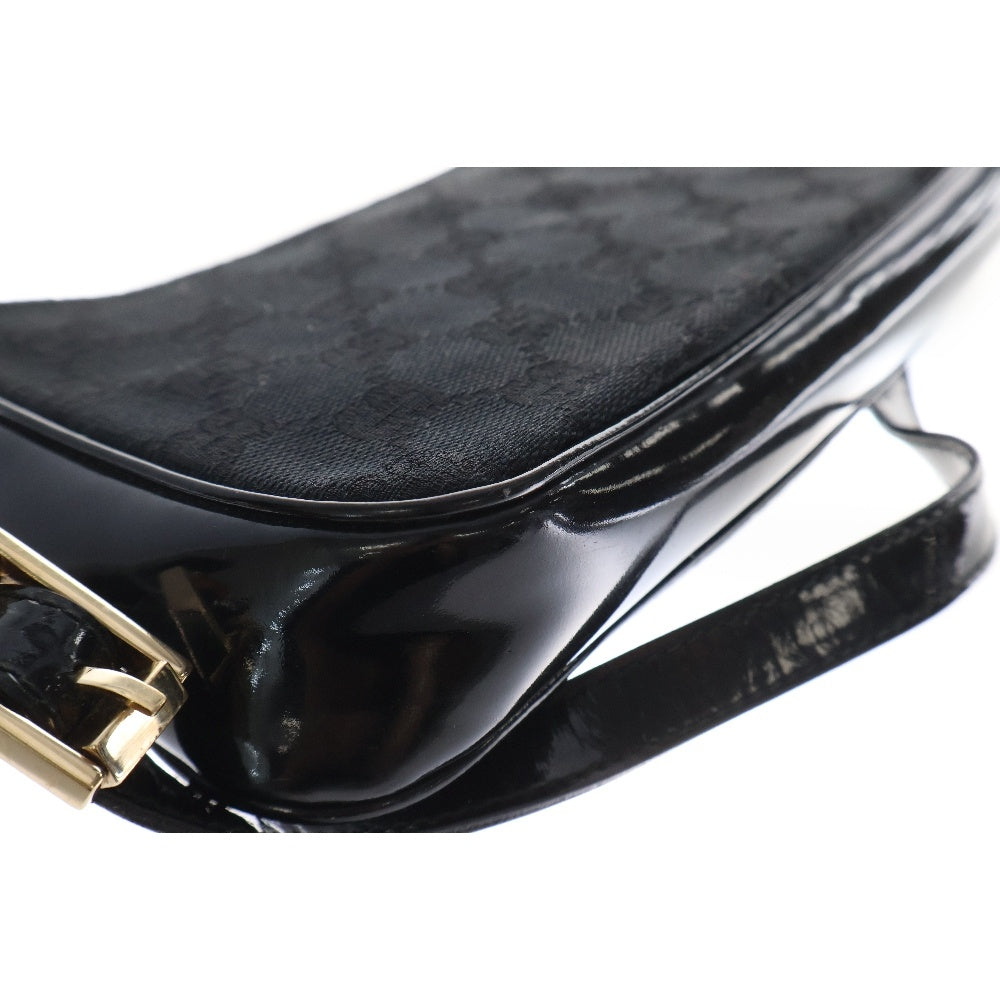 GUCCI(グッチ) GGキャンパス PVC ワンショルダーバッグ ブラック レディース 001 4152