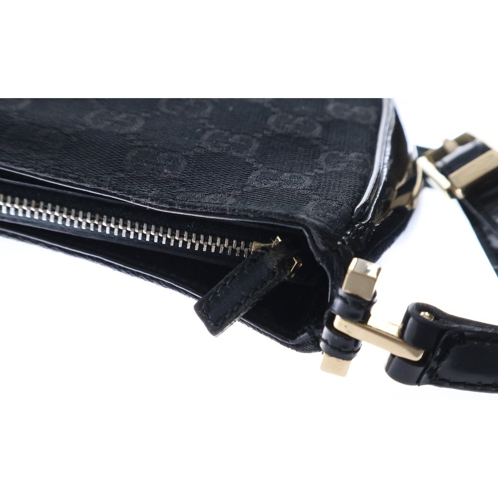 GUCCI(グッチ) GGキャンパス PVC ワンショルダーバッグ ブラック レディース 001 4152