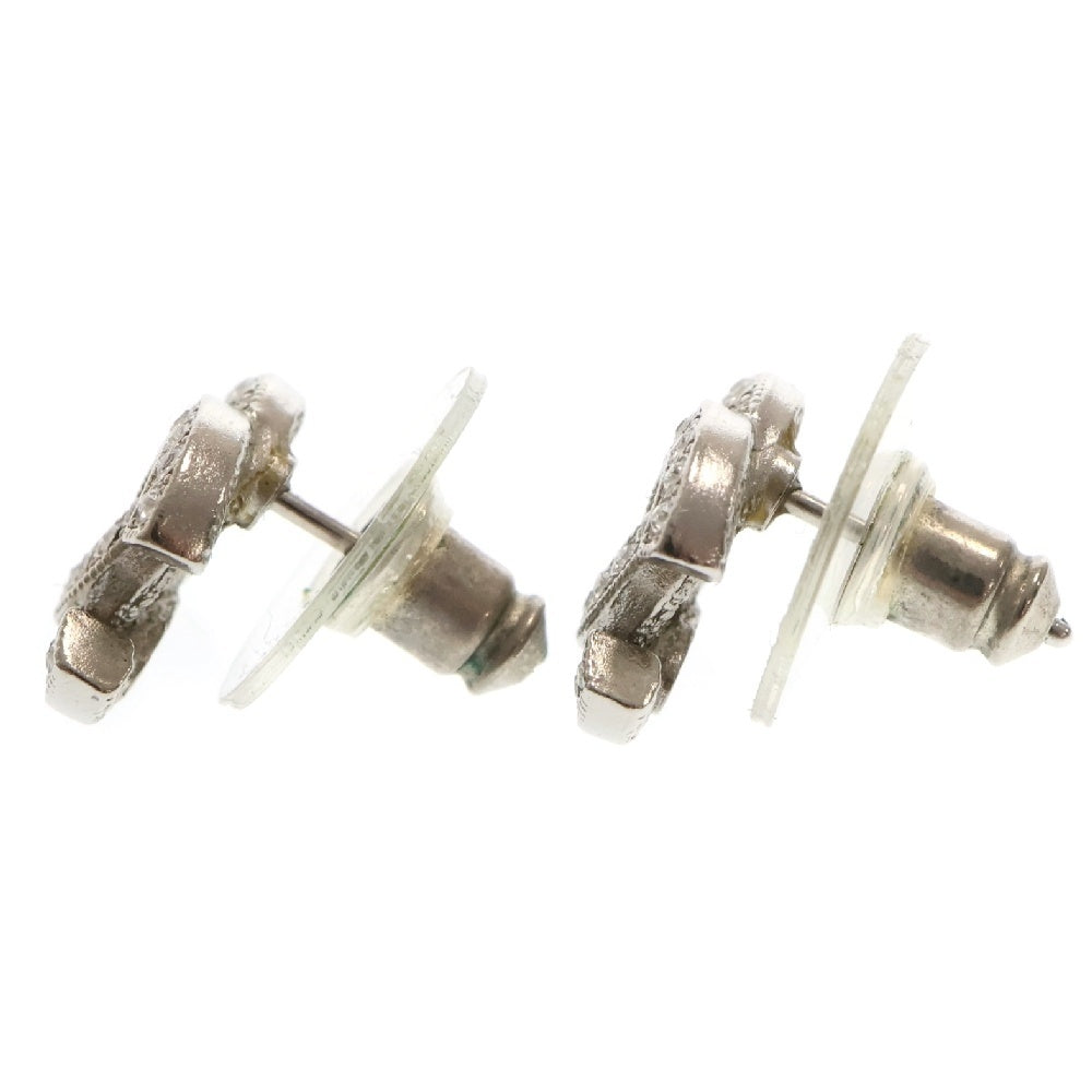CHANEL(シャネル) ココマーク ピアス ラインストーン シルバー メタル アクセサリー F22V