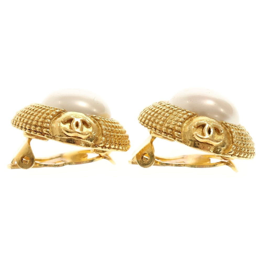 CHANEL(シャネル) ココマーク パールイヤリング GP ゴールド アクセサリー ヴィンテージ