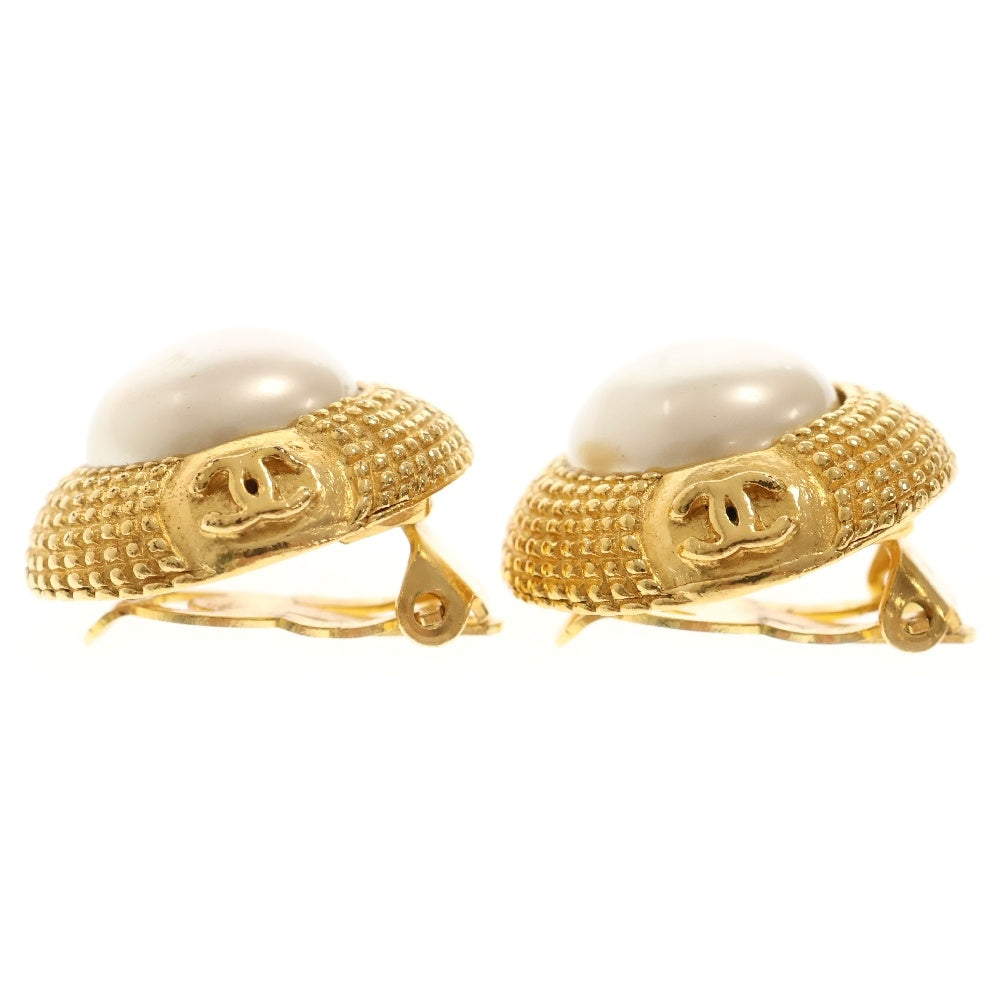 CHANEL(シャネル) ココマーク パールイヤリング GP ゴールド アクセサリー ヴィンテージ