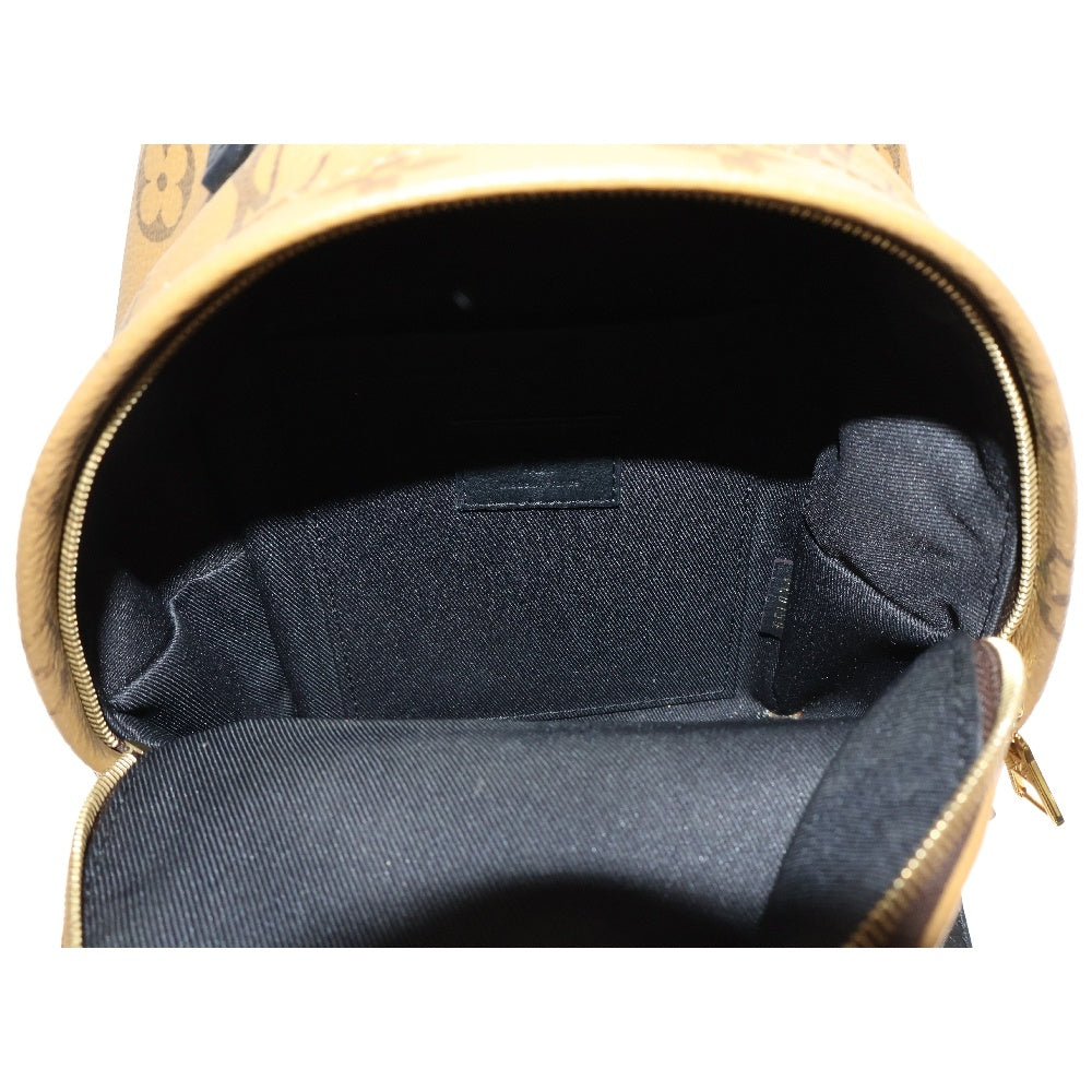 LOUIS VUITTON(ルイヴィトン) モノグラムリバース パームスプリングス ブラウン PVCレザー バックパック ミニ RFID M44872