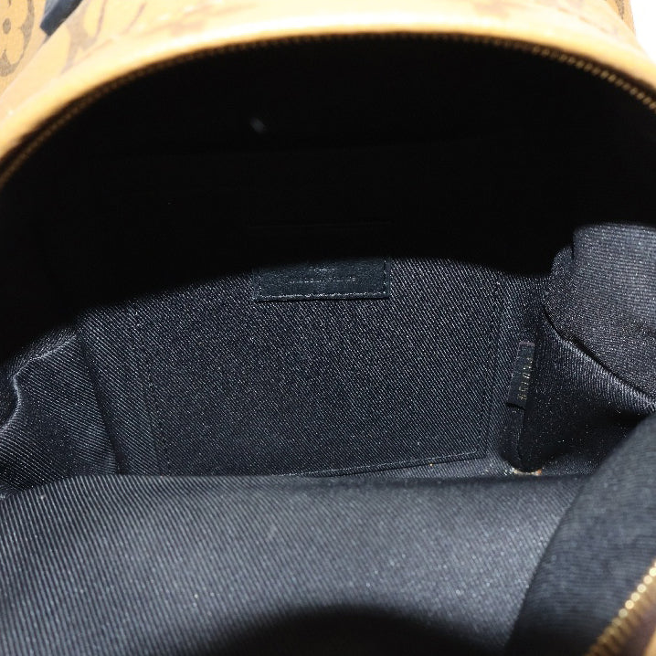 LOUIS VUITTON(ルイヴィトン) モノグラムリバース パームスプリングス ブラウン PVCレザー バックパック ミニ RFID M44872