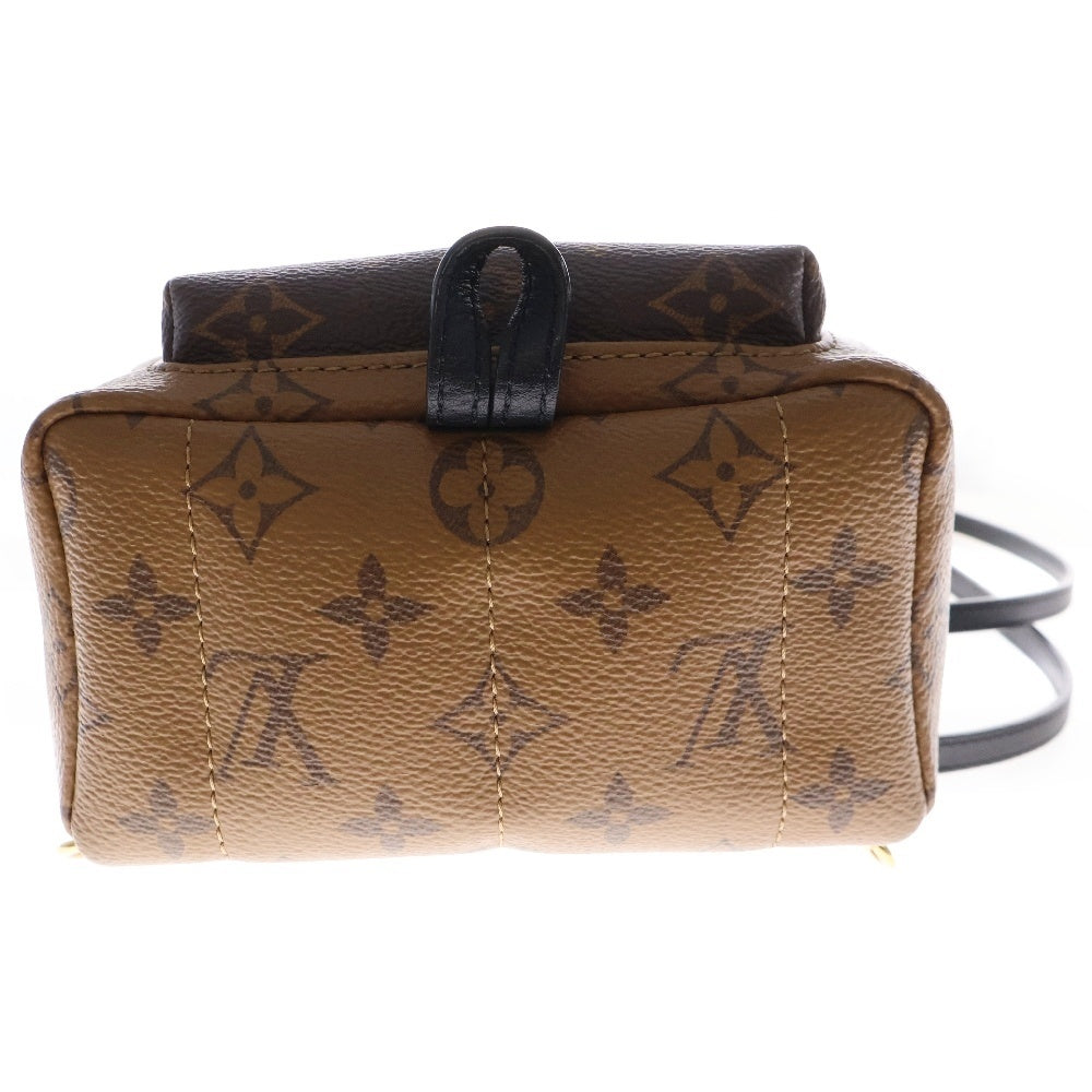LOUIS VUITTON(ルイヴィトン) モノグラムリバース パームスプリングス ブラウン PVCレザー バックパック ミニ RFID M44872