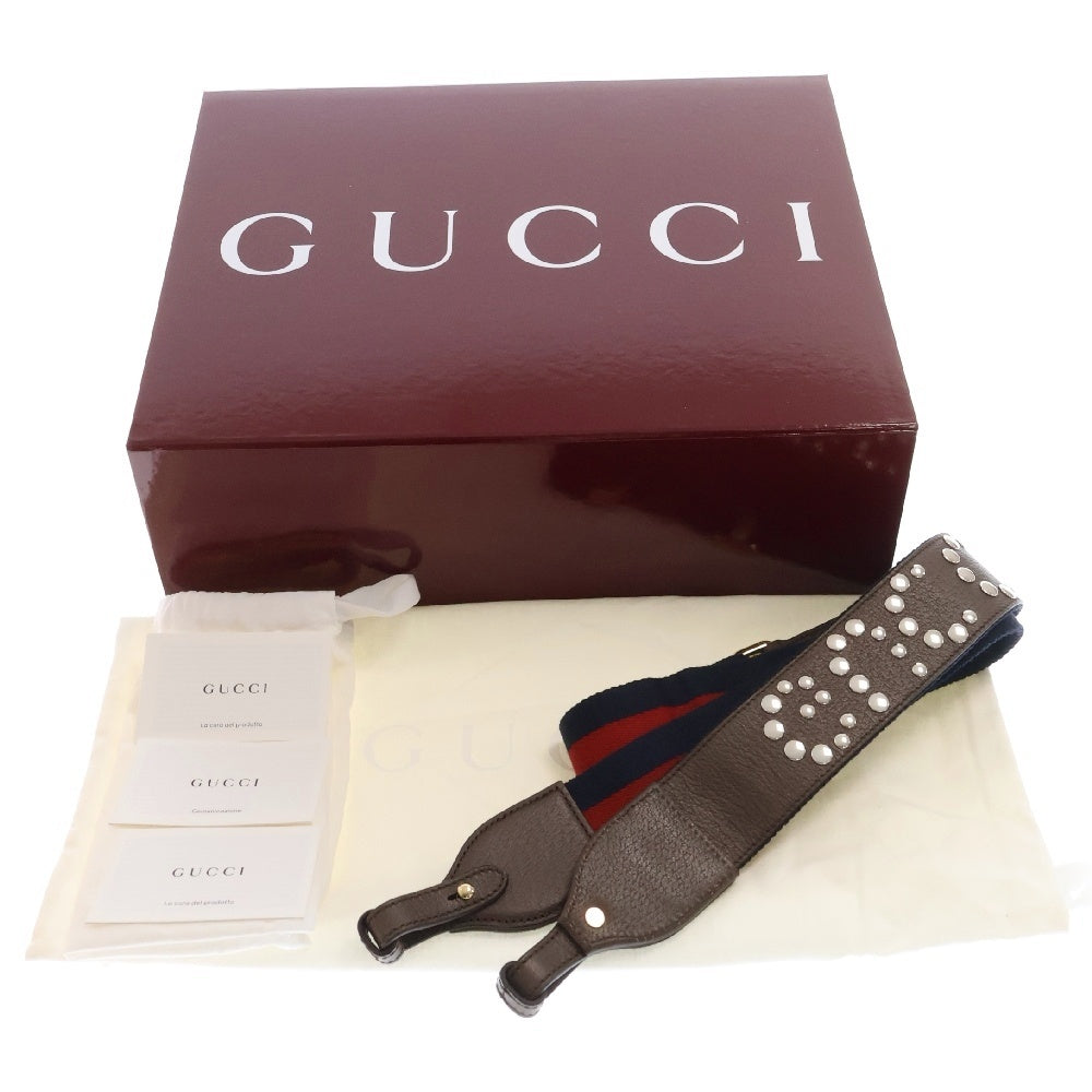 GUCCI(グッチ) オフィディア GG スモール ショルダーバッグ GGスプリーム キャンバス ベージュ×ブラウン PVC×レザー 722117