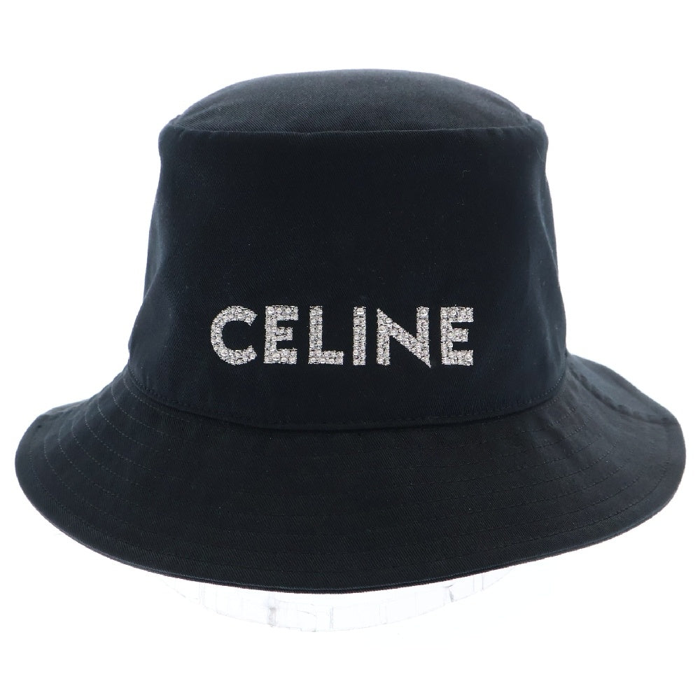 CELINE(セリーヌ) ロゴ スタッズ バケットハット ブラック 2AUO7968P 帽子