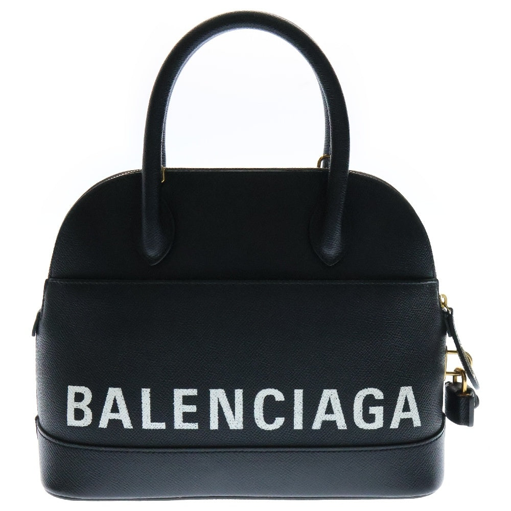 BALENCIAGA(バレンシアガ) ビルトップハンドルS 2wayバッグ 黒 レザー ハンドバッグ 518873