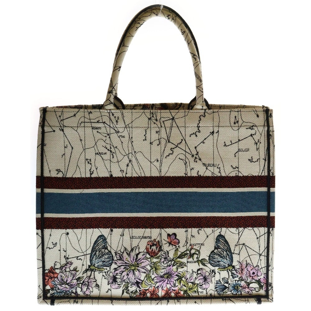 Christian Dior(クリスチャンディオール) ブックトート ミディアム キャンバス トートバッグ ハンドバッグ マルチカラー M1286ZRHP_M941