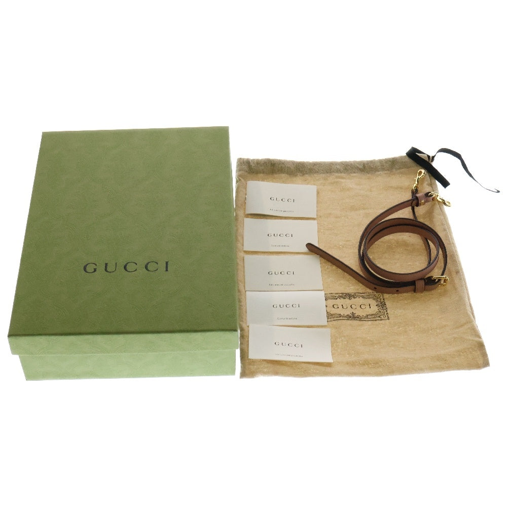 GUCCI(グッチ) GGレザー 2WAY ハンドバッグ ショルダーバッグ ピンク レディース 790133