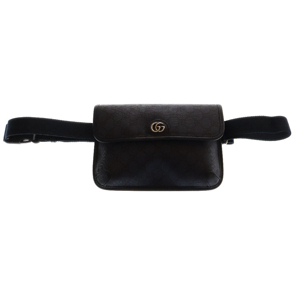 GUCCI(グッチ) GGスプリーム オフディア スモールベルトバッグ ショルダーバッグ ネイビー 752597