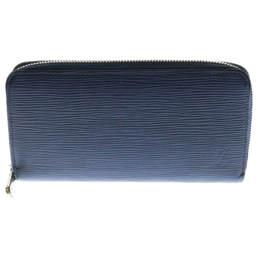 LOUIS VUITTON(ルイヴィトン) エピ ジッピーウォレット ロングウォレット 長財布 シルバー金具 ブルー レザー M61873