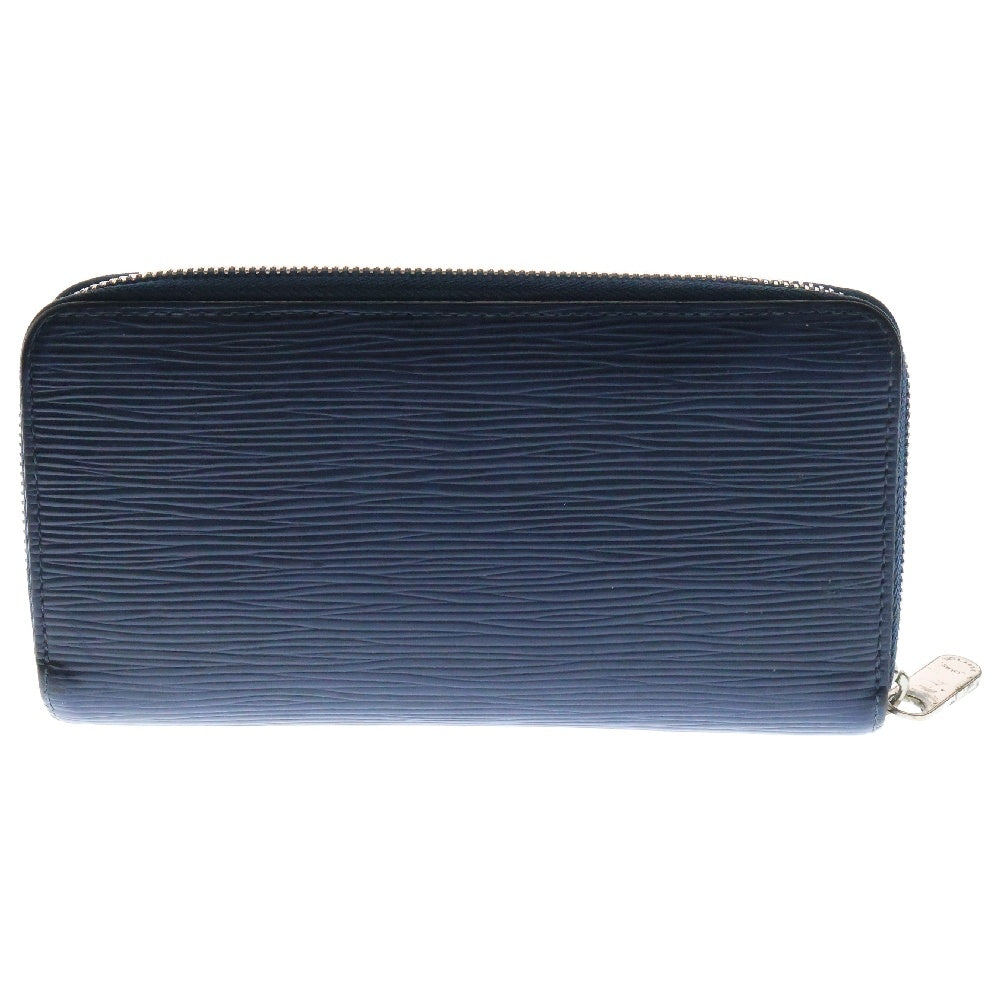 LOUIS VUITTON(ルイヴィトン) エピ ジッピーウォレット ロングウォレット 長財布 シルバー金具 ブルー レザー M61873