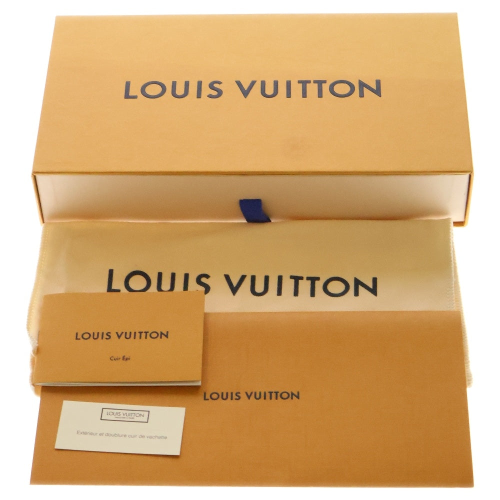 LOUIS VUITTON(ルイヴィトン) エピ ジッピーウォレット ロングウォレット 長財布 シルバー金具 ブルー レザー M61873