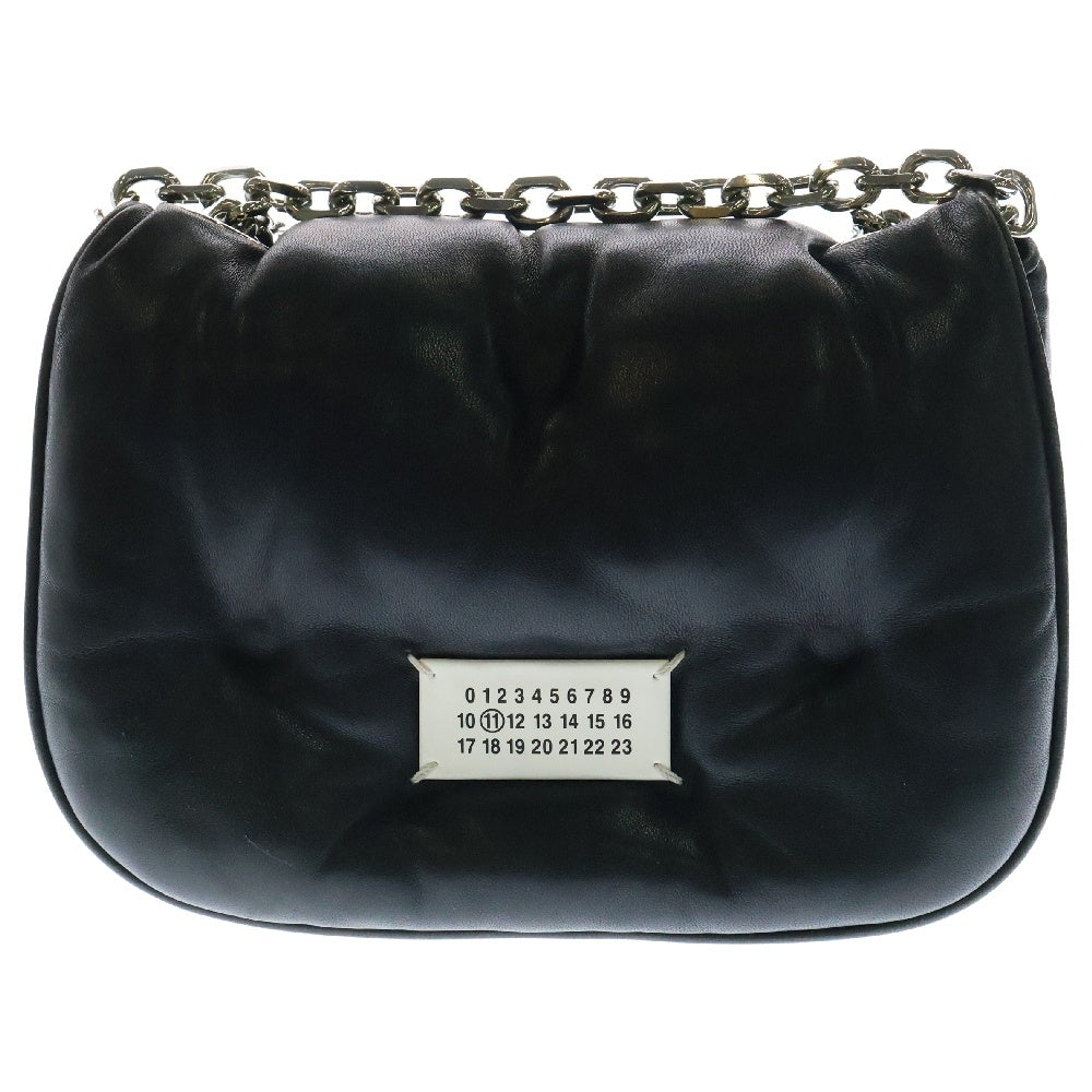 Maison Margiela 11(メゾンマルジェラ11) グラムスラム ショルダーバッグ チェーンバッグ ブラック シルバー金具 レザー SB3WG0041