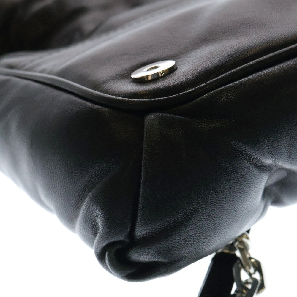Maison Margiela 11(メゾンマルジェラ11) グラムスラム ショルダーバッグ チェーンバッグ ブラック シルバー金具 レザー SB3WG0041