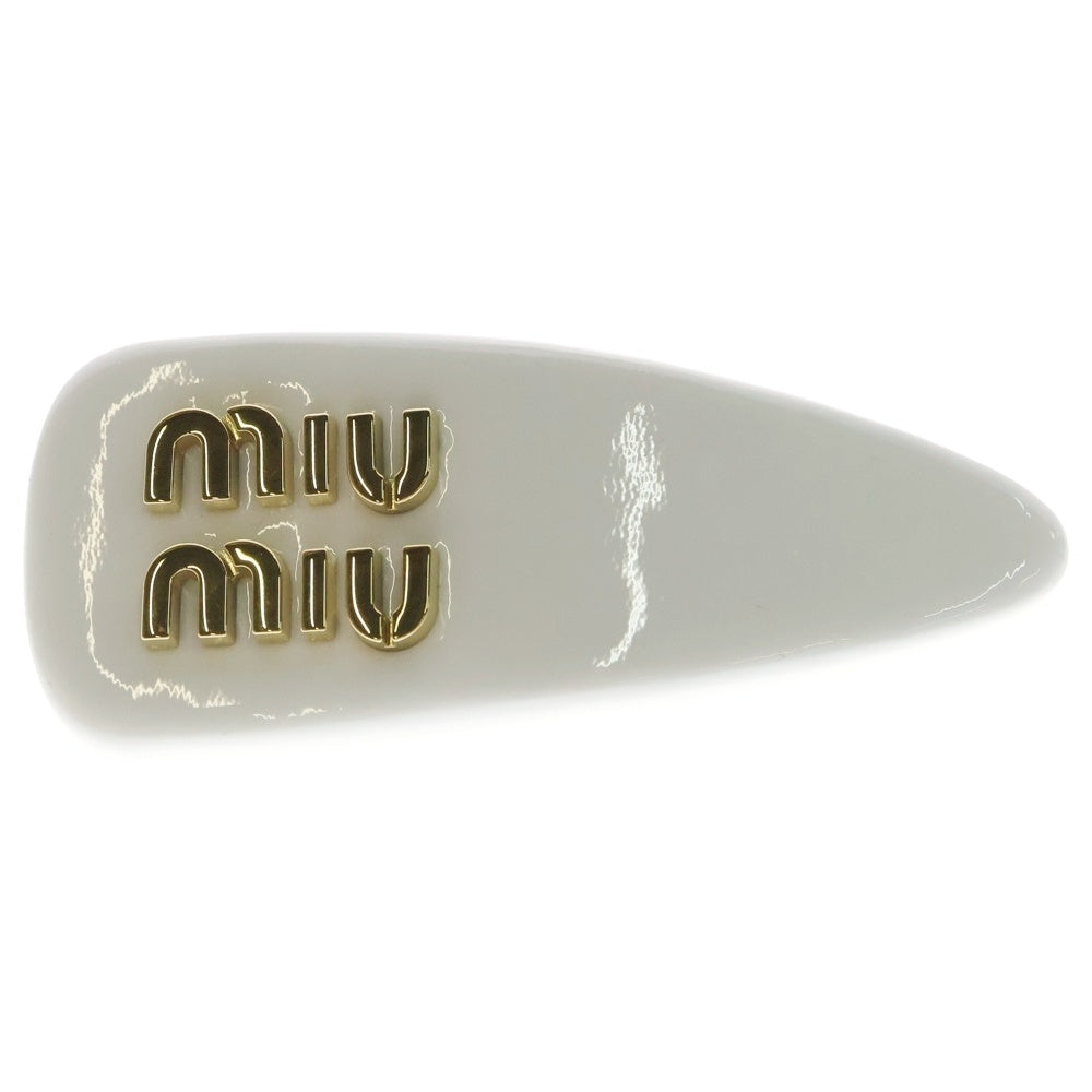 miumiu(ミュウミュウ) ロゴ バレッタ ヘアアクセサリー ヘア