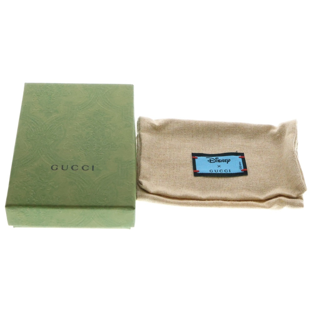 GUCCI(グッチ) ディズニーコラボ GGスプリーム カードケース 名刺入れ ブラウン レザー 647942