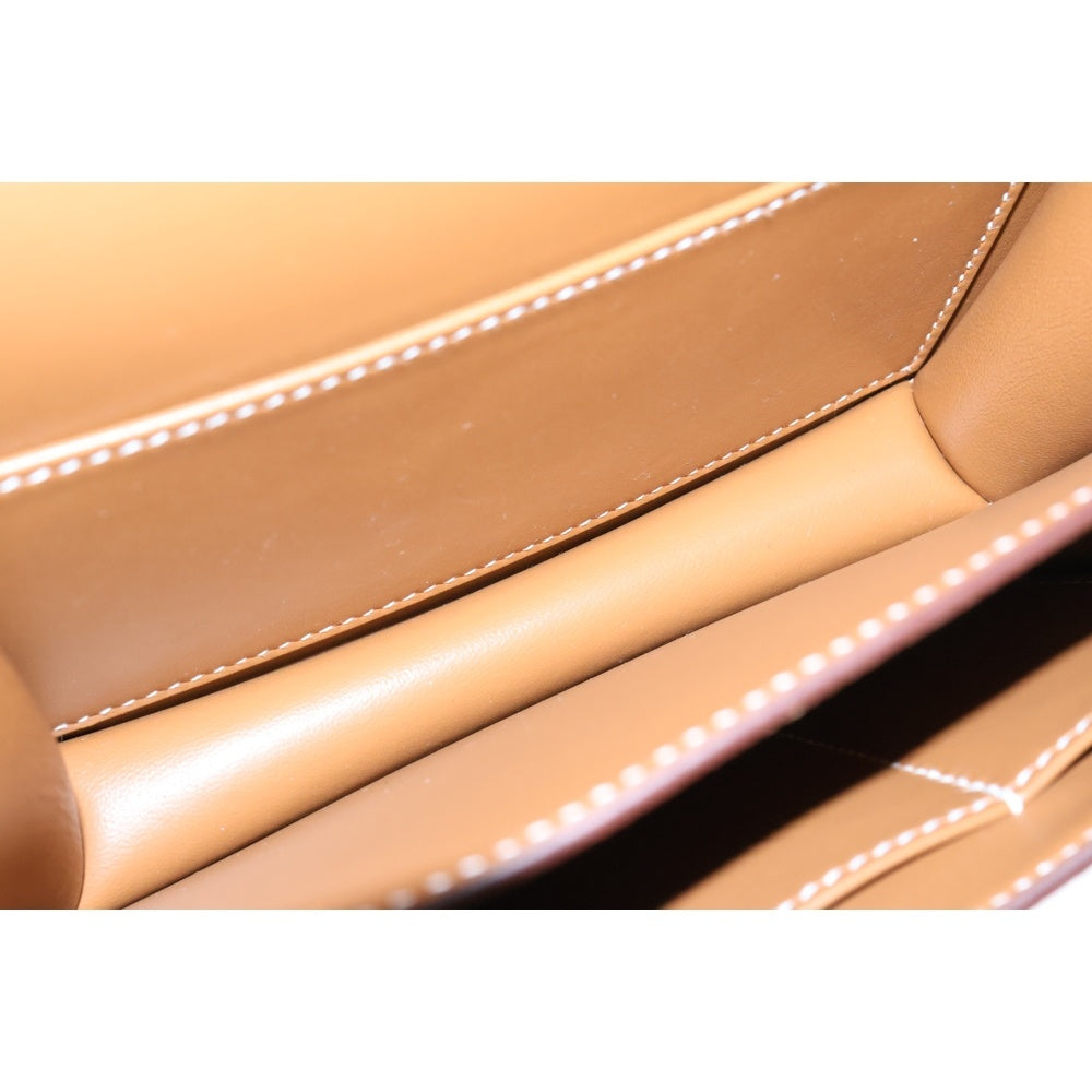 HERMES(エルメス) コンスタンスミニ ゴールド エプソン ショルダーバッグ B刻印 ブラウン ゴールド金具