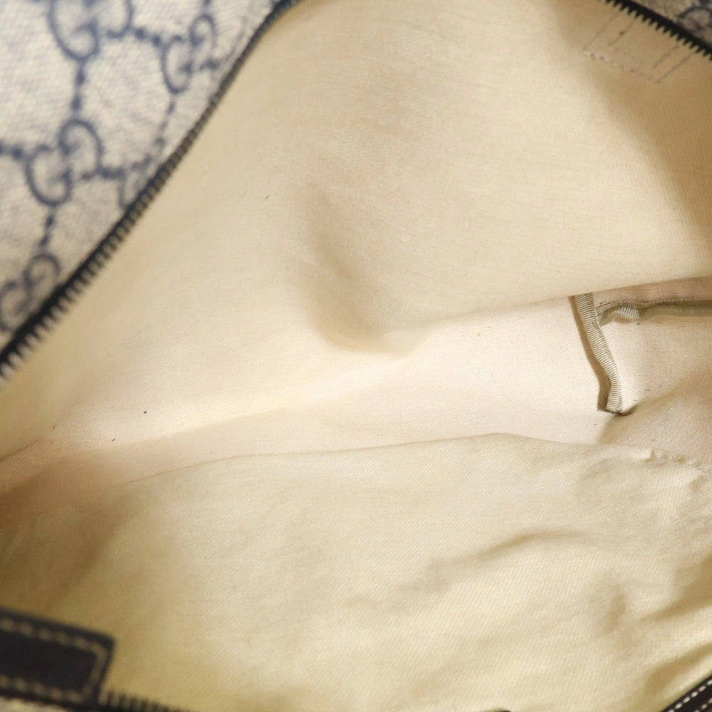 GUCCI(グッチ) GGスプリーム トートバッグ ベージュ PVCレザー 21137