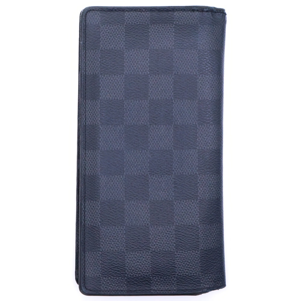 LOUIS VUITTON(ルイヴィトン) ダミエグラフィット ポルトフォイユ・ブラザ ロングウォレット 長財布 ブラック シルバー金具 PVC N62655