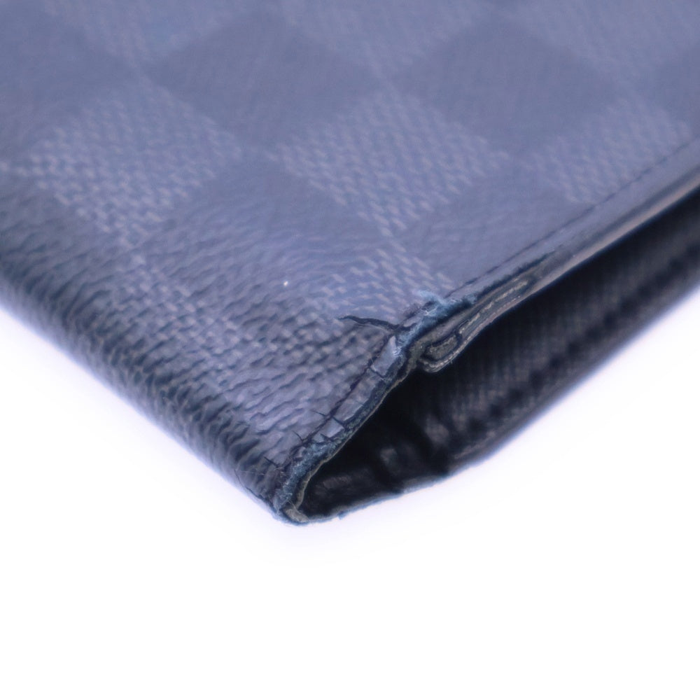 LOUIS VUITTON(ルイヴィトン) ダミエグラフィット ポルトフォイユ・ブラザ ロングウォレット 長財布 ブラック シルバー金具 PVC N62655