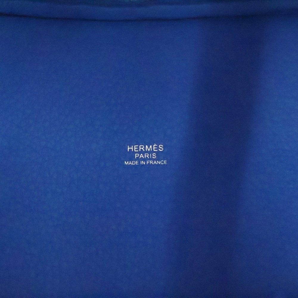 HERMES(エルメス) ピコタンロックPM ブルーイドラ トリヨン シルバー金具 K刻印 ハンドバッグ