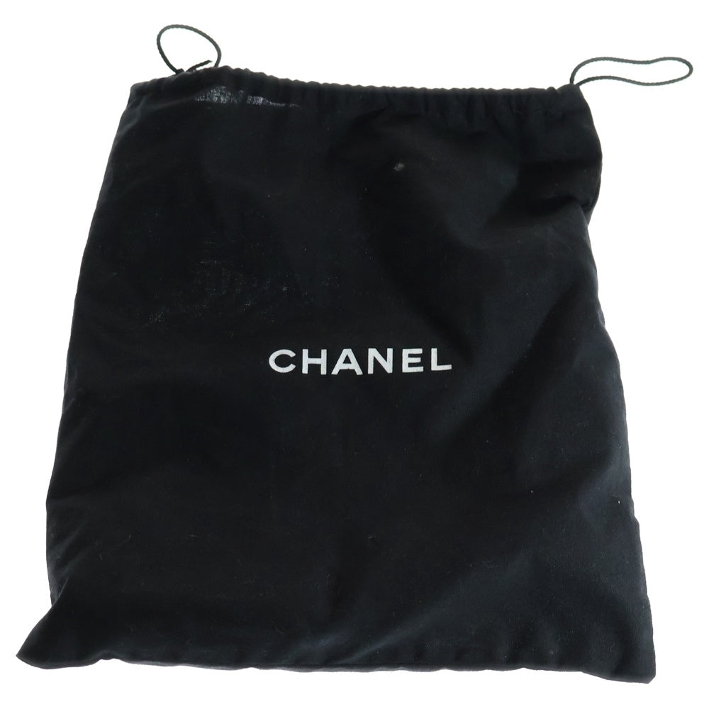 CHANEL(シャネル) ワイルドステッチ チェーンショルダーポーチ ブラック ラムスキン キルティング ミニバッグ ブラック