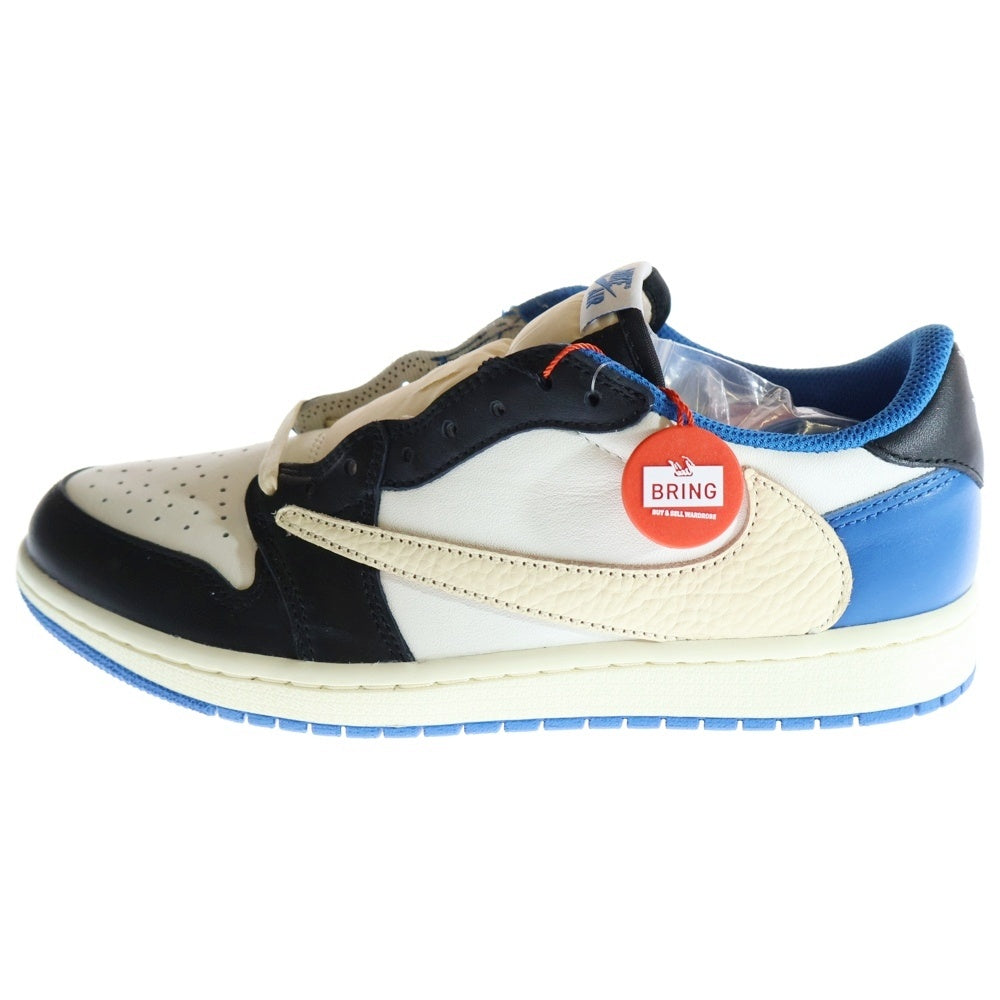 NIKE(ナイキ) ×トラヴィススコット ×フラグメント AIR JORDAN 1 LOW OG SP エアジョーダン 1 ローカットスニーカー SU8/26.0cm DM7866-140