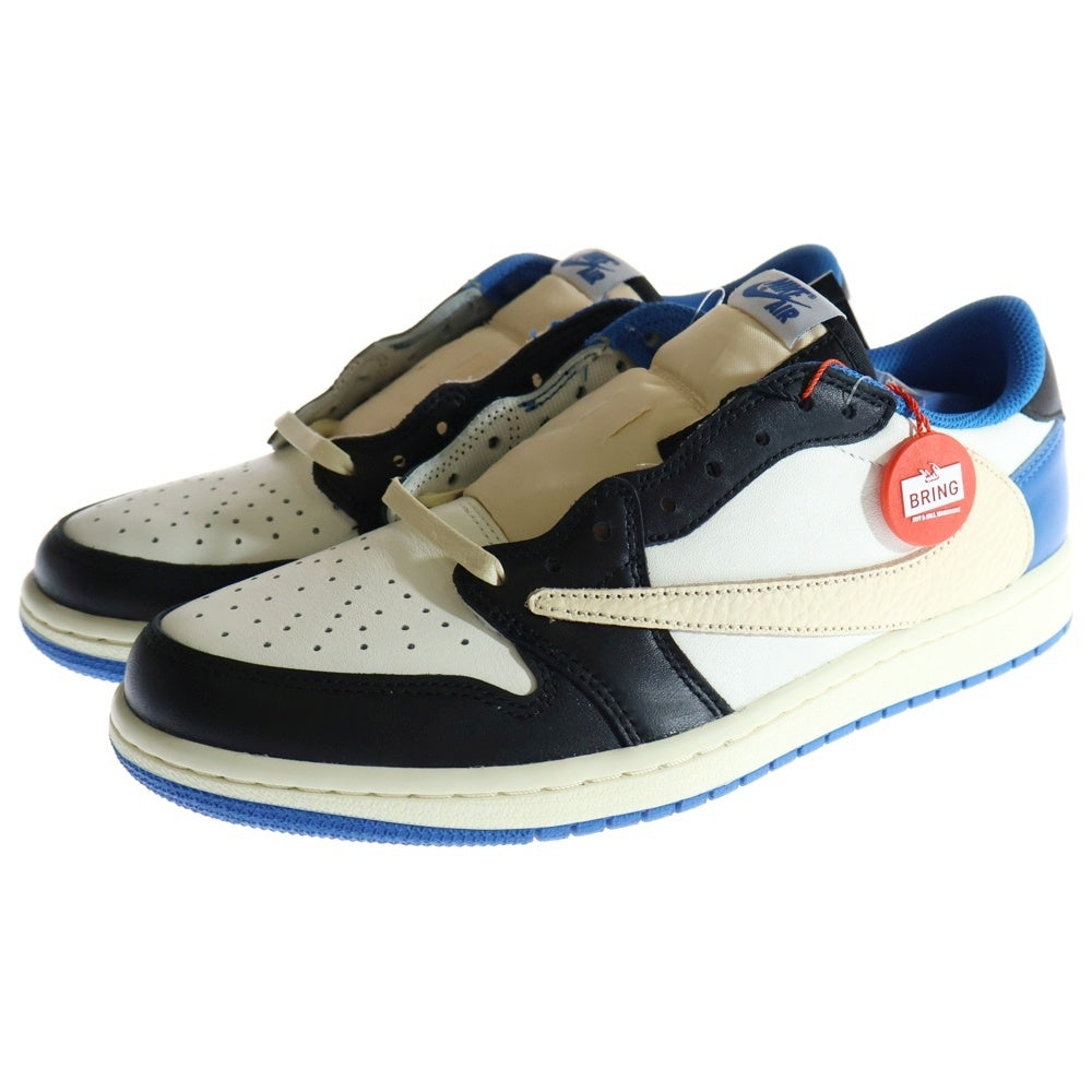 NIKE(ナイキ) ×トラヴィススコット ×フラグメント AIR JORDAN 1 LOW OG SP エアジョーダン 1 ローカットスニーカー SU8/26.0cm DM7866-140