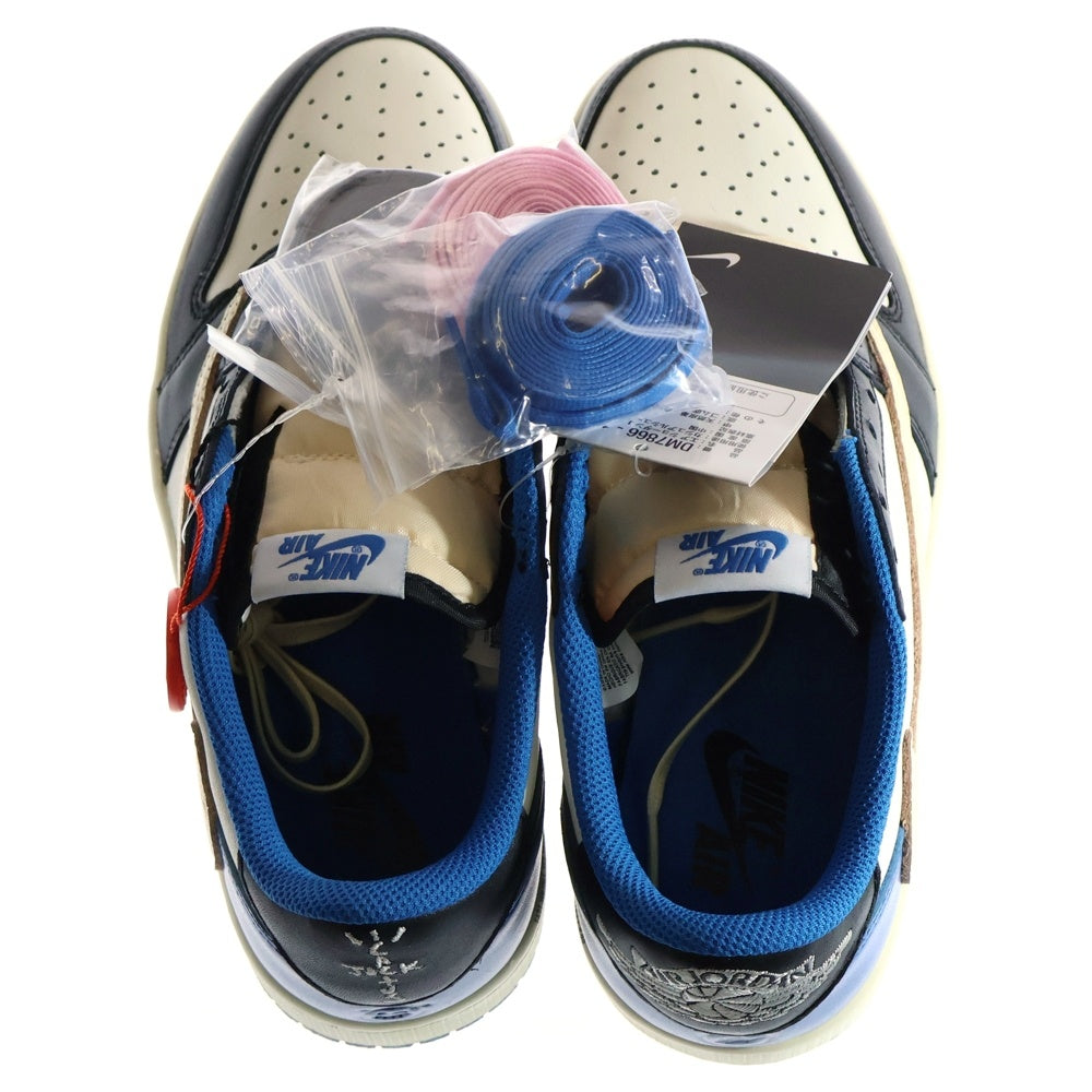 NIKE(ナイキ) ×トラヴィススコット ×フラグメント AIR JORDAN 1 LOW OG SP エアジョーダン 1 ローカットスニーカー SU8/26.0cm DM7866-140