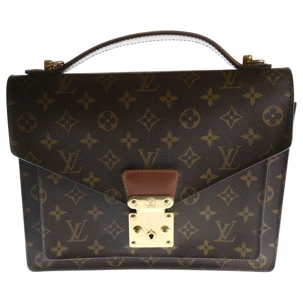 LOUIS VUITTON(ルイヴィトン) モノグラムモンソー ハンドバッグ ブラウン M51185