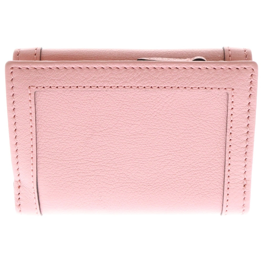 GUCCI(グッチ) ダイアナ コンパクトウォレット 三つ折り財布 ピンク レザー 658633