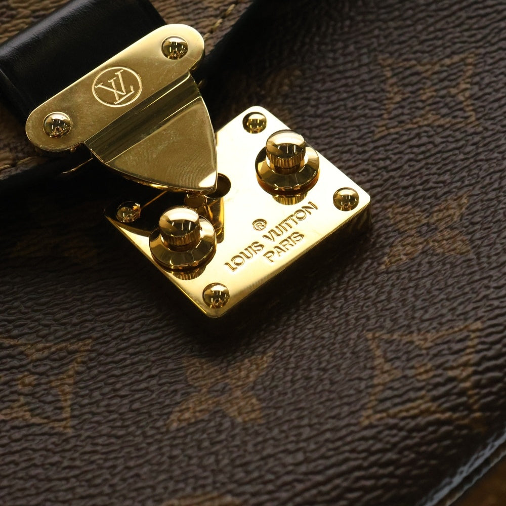 LOUIS VUITTON(ルイヴィトン) モノグラムリバース ポシェットメティスMM 2WAY レザーハンドバッグ ショルダーバッグ ブラウン レディース M44876