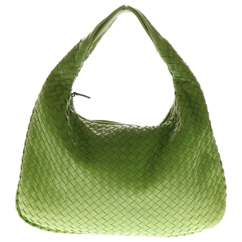 BOTTEGA VENETA(ボッテガヴェネタ) イントレチャート トートバッグ ハンドバッグ グリーン レザー 115654