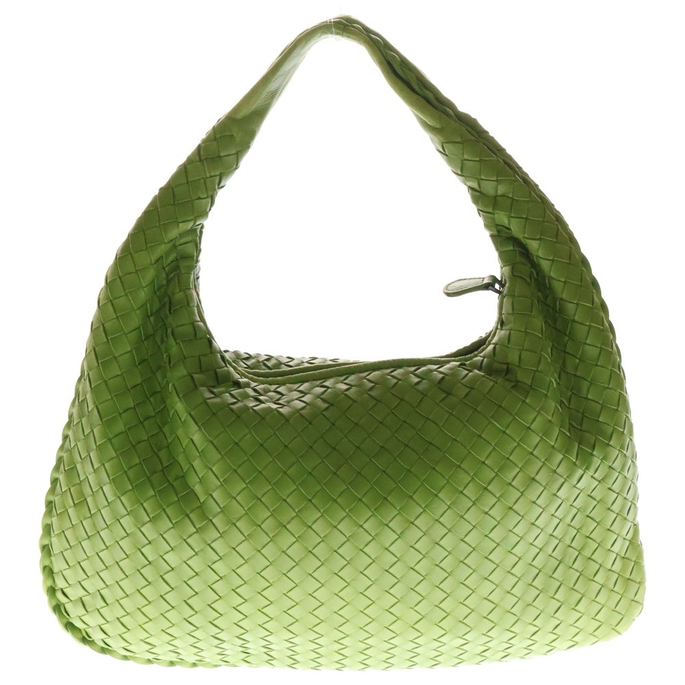 BOTTEGA VENETA(ボッテガヴェネタ) イントレチャート トートバッグ ハンドバッグ グリーン レザー 115654