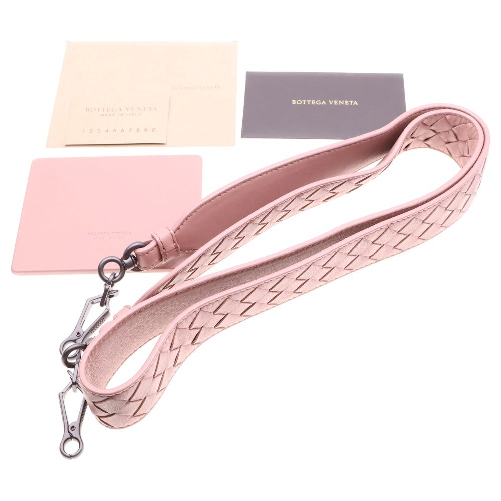 BOTTEGA VENETA(ボッテガヴェネタ) イントレチャート ナッパ アカデミアバック ショルダーバック 2wayバッグ ピンク レザー